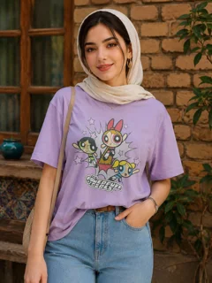تیشرت دخترانه پاور پوف